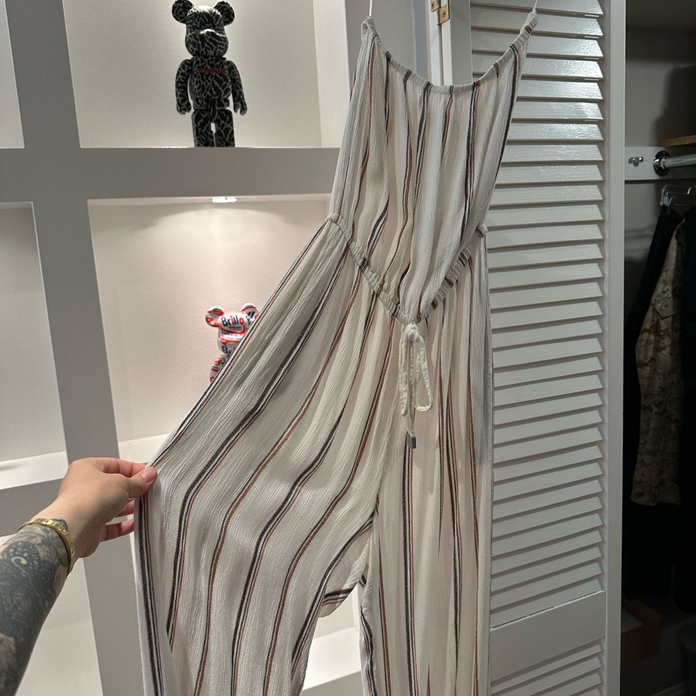 Elan striped jumpsuit
